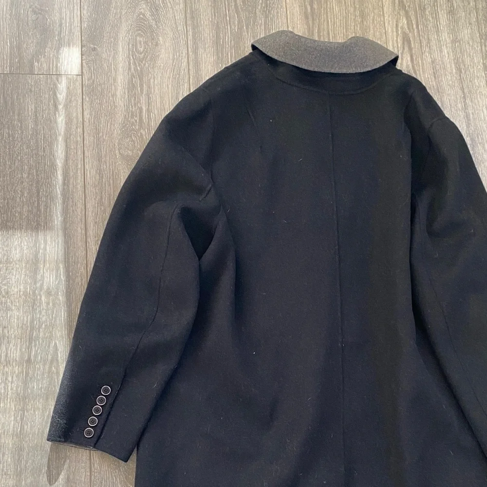 J. Crew - Black Wool Pea Coat - Size 3X - Picture 8 of 8